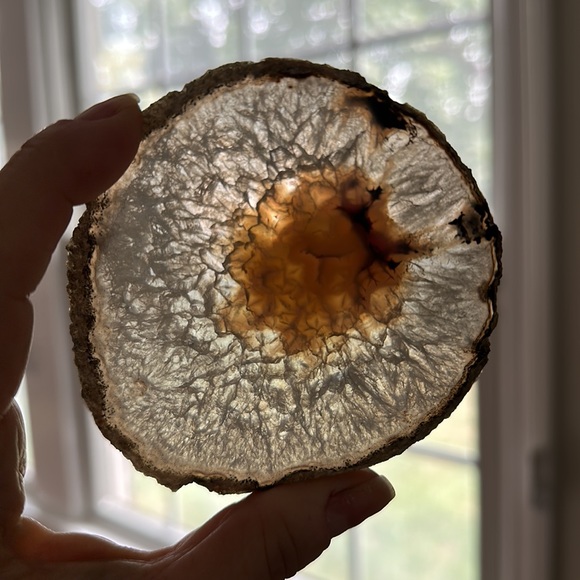 6 Polished Agate Rounds for Decor, Display - Picture 10 of 12